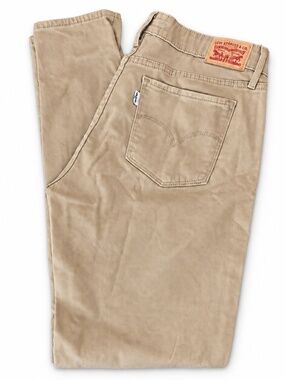 Levi’s 711 Skinny Jeans Tan Khaki Size 31 x 30